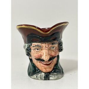 Royal Doulton Dick Turpin Character Toby Jug Pistol Handle Made in England